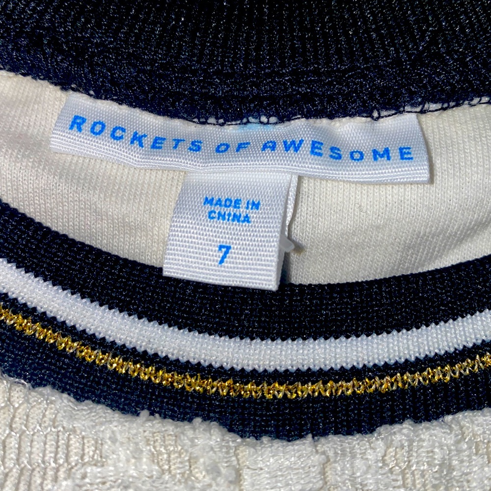 Rockets of Awesome Lace Contrast banded sweatshirt - Picture 5 of 8